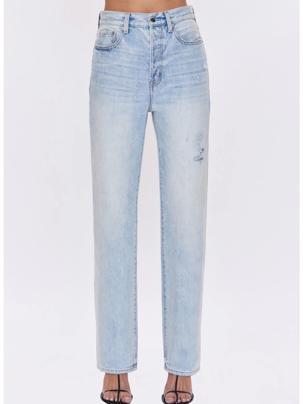 Cassie straight leg in Sunrise Vintage wash